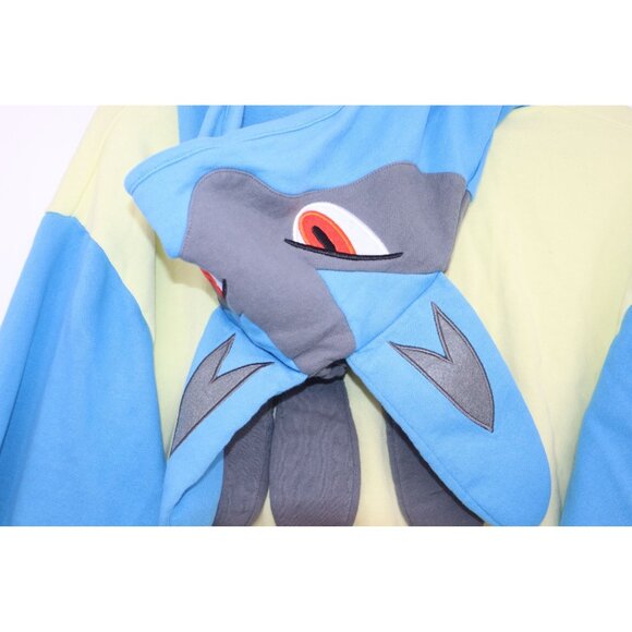 Lucario Pokémon Center Adult Hoodie M Kawaii Normcore Skater - Picture 9 of 11